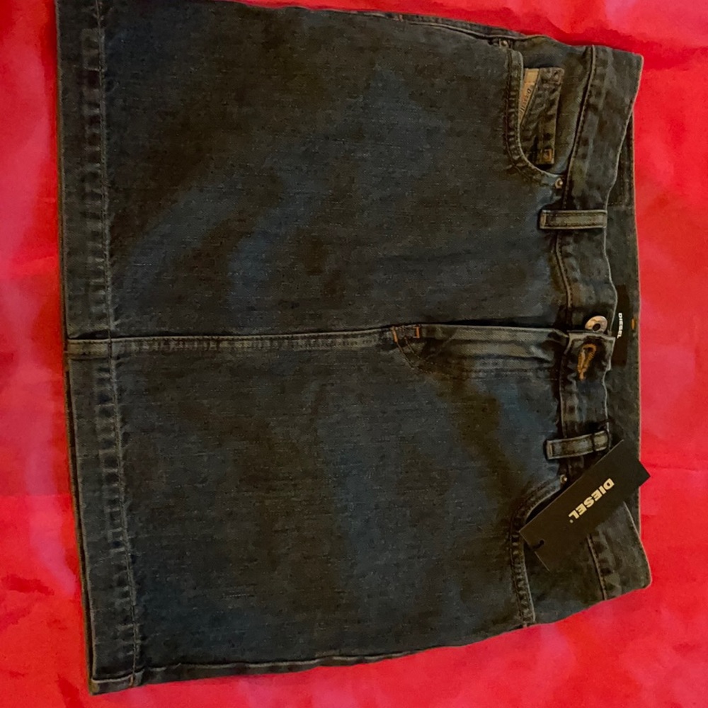 diesel jean skirt denim